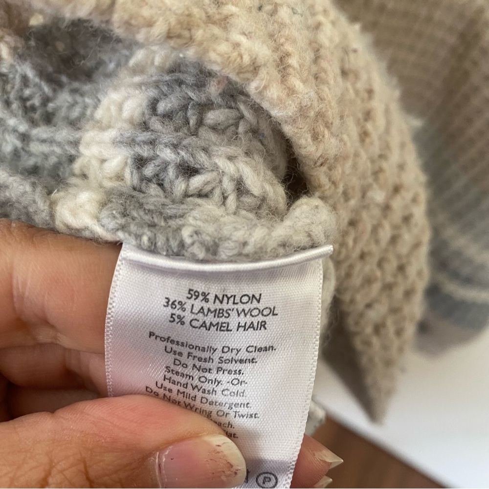 Eddie Bauer Wool Blend Knit Striped Sweater - Picture 8 of 11